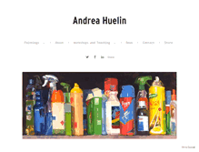 Tablet Screenshot of andreahuelin.com